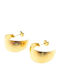 Puppis Gold Plated Steel Earrings