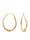 Earrings Hoops Silver Gold Plated with Stones