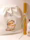 Osterkerzen Set Säckchen Thermosflasche Hähnchen