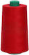 Fine Sewing Thread 120 5000 M Cone Ideal Lightweight Clothing 100% Polyester Talia Ariadna Red