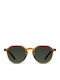 Meller Chauen Unisex Sunglasses with Yellow Metallic Frame and Gray Lenses