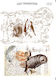 Decoupage Easy Transfer Schwalben Eule Lnt-55 25x35cm