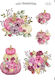Decoupage Easy Transfer Kürbisse In Rosa Lnt-12 25x35cm