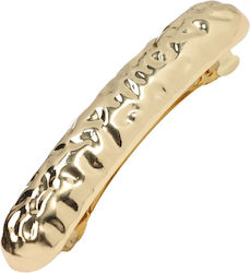 Sculpturale Haarspange Fantasy In Gold Chic Edelstahl