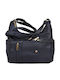 Leather Women's Shoulder Bag Black