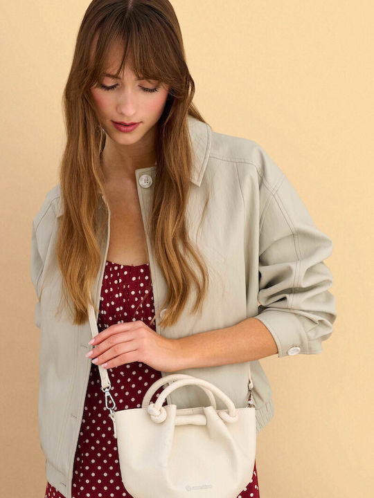 Women's Handbag Beige 9T23448-Off White
