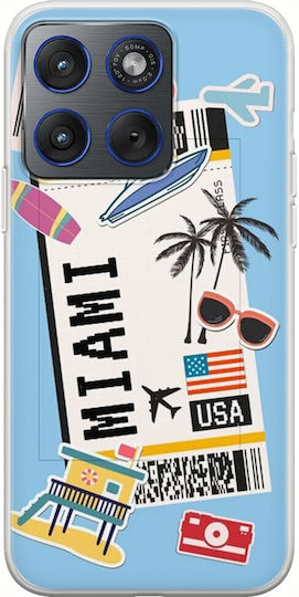Ticket To Miami Motorola Edge 70 5g Flexible TPU Transparent Silicone