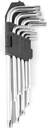 Set 9 Long Torx Hex Keys Professional Z-tools Zts5656