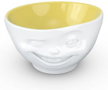 Plate Fiftyeight Bowl 500ml Winking Inside Safran