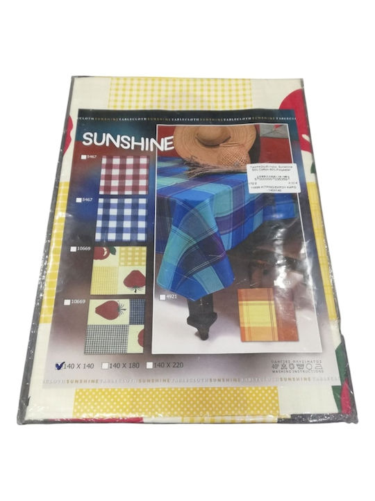 Sunshine Τραπεζομάντηλο Art.172-2 Κιτρινο/εκρου...