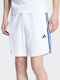 Essentials 3-Stripes Chelsea Sports Men's Bermuda White / Mystery Ink