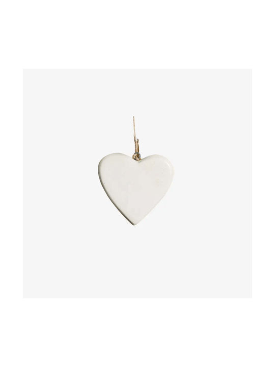 Handmade Heart Ornament Mango Wood & Enamel Pghd0112 Large