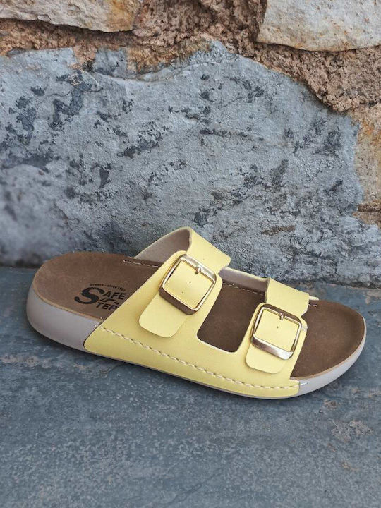 Safe Step Δερμάτινα Γυναικεία Ανατομικά Σανδάλι...