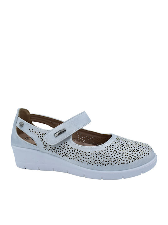 Women's Ballerina Shoes In Beige Colour