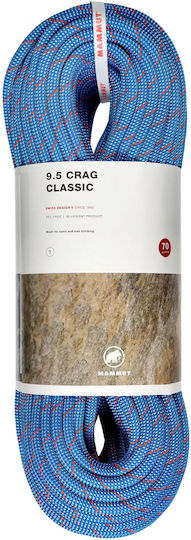 Mammut Crag Classic Въжe Динамично Въжe За Планинарство С Дължина 70м Синьо
