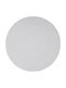 Kutahya Porselen Panio Shallow Serving Plate Made of White Porcelain with Diameter 25cm 6 Pieces