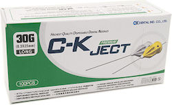 Ck Dental C-k Ject Βελόνες 30G 100τμχ