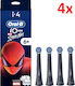 Oral-B Spare Parts Electric Toothbrush Spiderman 4 Pieces for 6m+