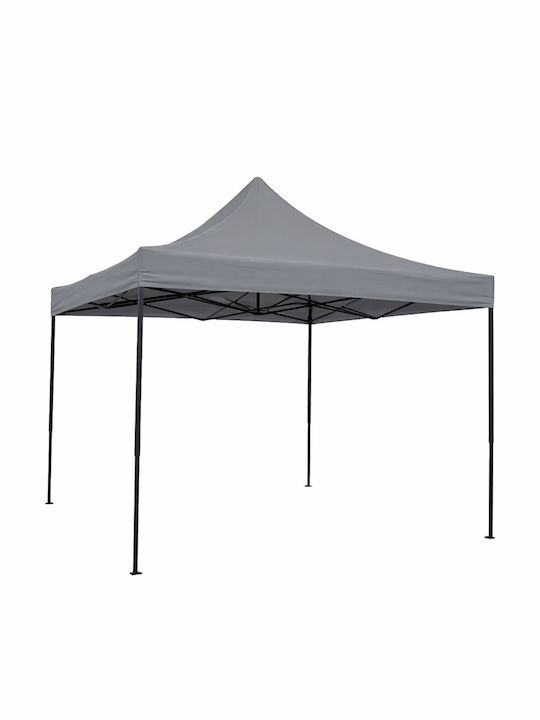 Ankor Foldable Garden Gazebo Gray 3x3m