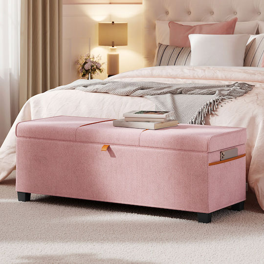 Songmics Bankhocker mit Stauraum Rosa 110x40x40cm Songmics Bankhocker mit Stauraum Rosa 110x40x40cm