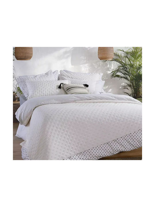 Nef-Nef Homeware Βρεφικό Σεντόνι Κούνιας Βαμβακερό Adelle Εκρού 180x240εκ.