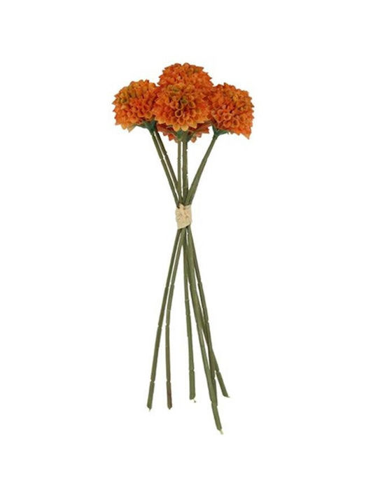 Countryfield Decorative Artificial Orange Dahlia Bouquet 26cm