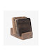 Phos & Gaia Wooden Coaster with Stand 4 Pieces