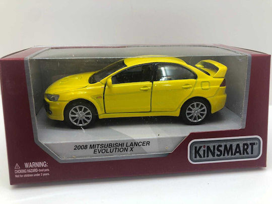 Model 2008 Mitsubishi Lancer Evo X Yellow 1/36