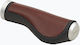 Brooks England Ergonomic Leather Handlebar Grips Brown Size 100/130 Mm