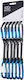 Climbing Technology Skylotec Lime B Set M-dy 12 Cm 6-pack Climbing Quickdraws Anthracite Blue