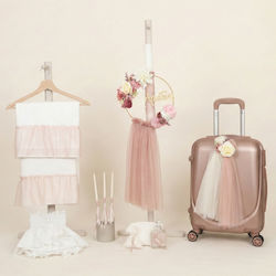 O nounos Taufset Mit Blumen Thema