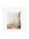 Phos & Gaia Decorative Pillow Case Lilly Made of 100% Cotton White 50x50cm