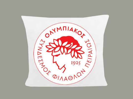 Perna Dimensiune 40x40cm Olympiakos Alb Perna Dimensiune 40x40cm Olympiakos Alb