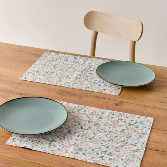 Kentia Σουπλά Υφασμάτινο Πολύχρωμο 45x33cm 4τμχ Kentia Σουπλά Υφασμάτινο Πολύχρωμο 45x33cm 4τμχ
