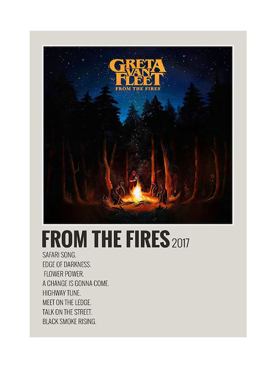 Musikposter Von Fires Greta Van Fleet Ms639 21c...