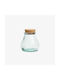 Phos & Gaia General Use Glass Transparent Vase with Cork