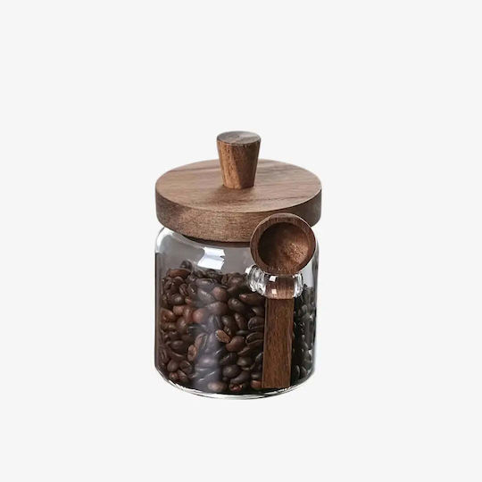 Phos & Gaia Glasbehälter Für Kaffee Tee Zucker Mit Luftdichtem Deckel Transparent 400ml