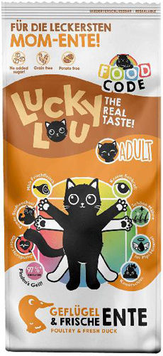 Lucky Lou Food Code Adult Cat Poultry & Fresh Duck 9kg