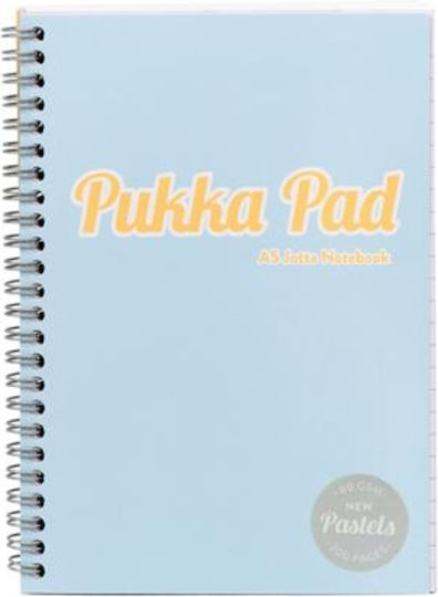 Τεtραδιο Σπιραλ Pukka Pad Α5 200σελ 80gsm Παστελ Γαλαζιο 2011 Βε Pst