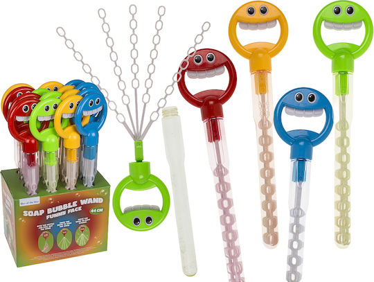 Jucărie Bubble Makers Față Amuzantă 180ml 44cm Plastic 4 Culori