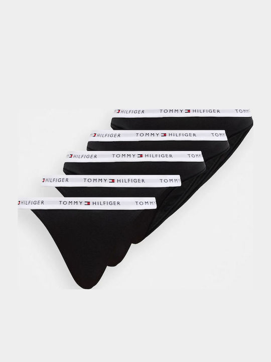 Men's Slips Black 5 Pack