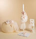 White Wicker Basket Baby Bloom
