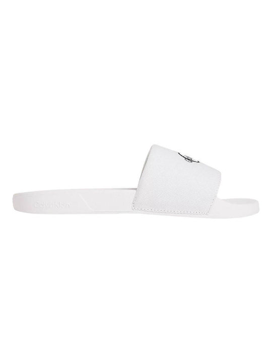 Calvin Klein Slides in White Colour