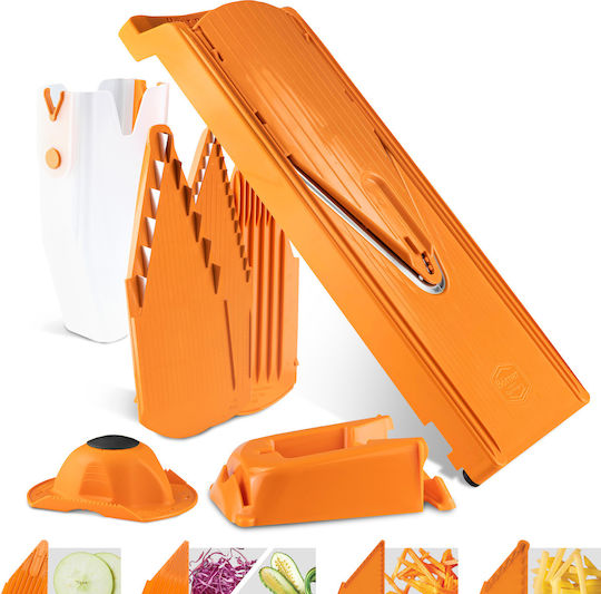 Borner Aufschnittmaschine V3 Trendline Pro Set 8 Stück Orange