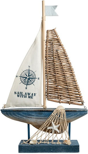 Zen Collection Διακοσμητικό Καράβι Ξύλινο 24x5x24cm Zen Collection Διακοσμητικό Καράβι Ξύλινο 24x5x24cm