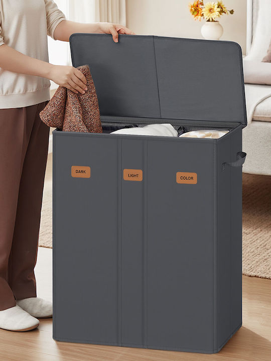 Songmics Laundry Basket Fabric 160l with Lid 64...