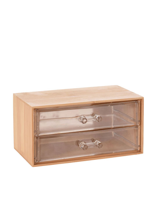 Schmuckkästchen Hölzernes Transparent 18,5x9,3x11,5cm
