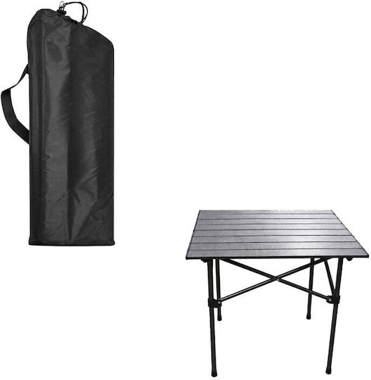Metallic Camping Table Folding 50x54x50cm