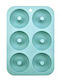 Pandaboo Bakeware Tin For Cupcakes/Muffins Made Of Silicone 6 Sockets