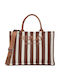 Damentasche Schulter Beige